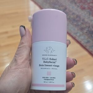 Drunk Elephant T.L.C. Sukari Babyfacial in Pink and White